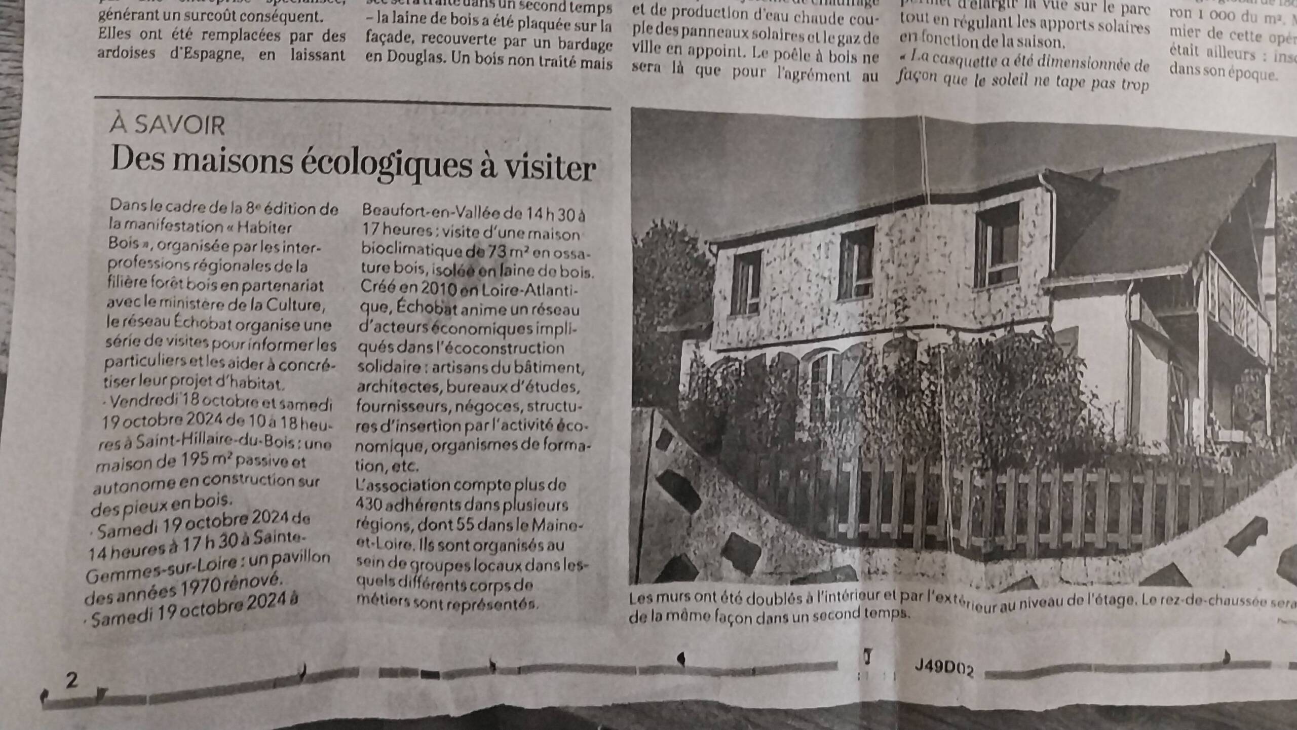 2024.10.18 – PDL – Le Courier de l’ouest – Article Habiter Bois – 49 (3)
